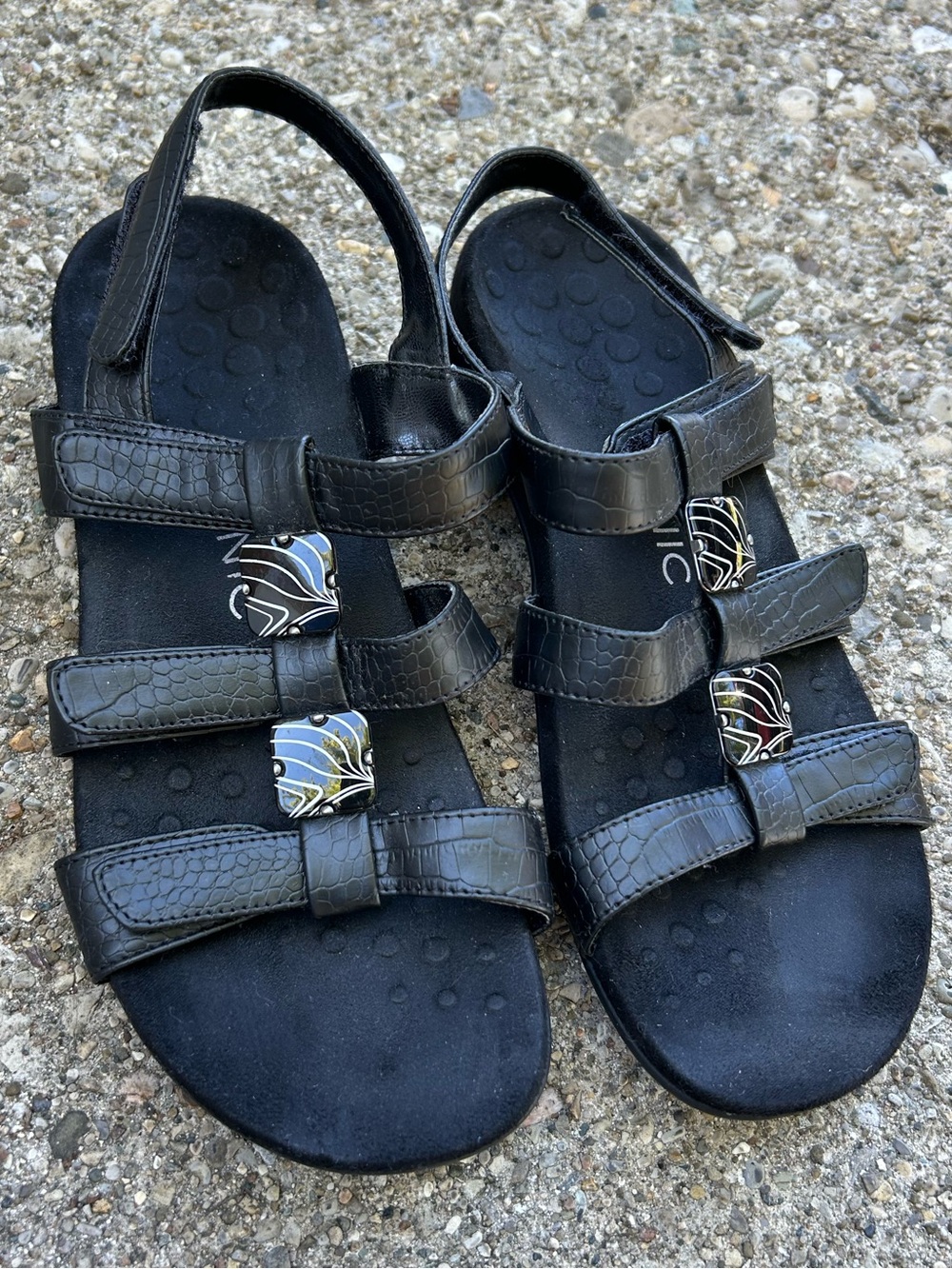 Vionic Amber Adjustable Sandal Women’s Size 8 Artsy Comfort Minimalist